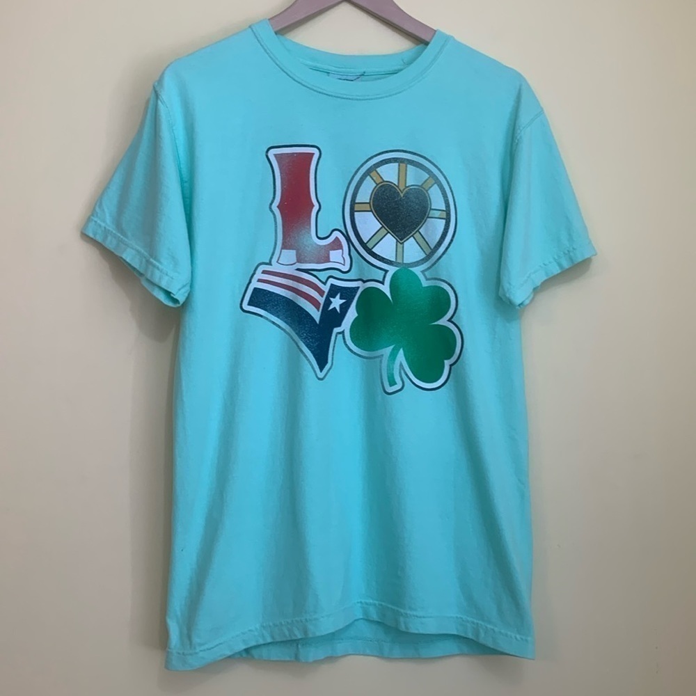 Comfort Colors 100% Cotton St Patrickâs Day Patriots Red Sox Nautical Tee Shirt